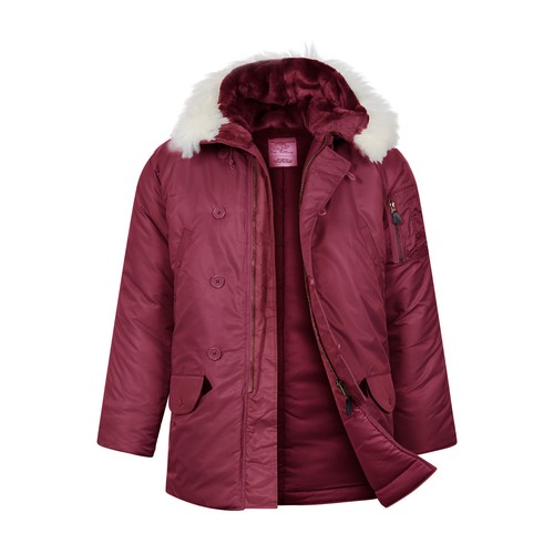 Army parka padded jacket - padded,