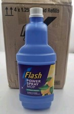 FLASH POWERMOP REFILL LIQUID, FLOOR CLEANER, CITRUS FRESH, 5 Litres (1.25 L x 4)