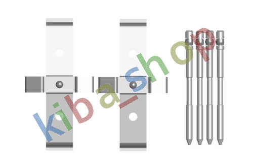 Brake pad fitting kit rear - pad,