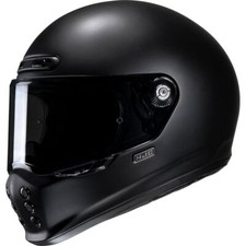 HJC V10 Matt Black Motorcycle Motorbike Helmet