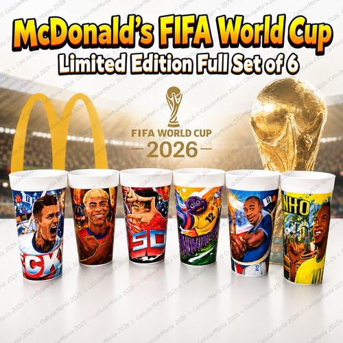 Mcdonald full set 6 - 6, cups