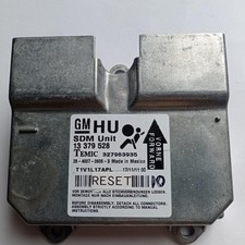 CORSA D 13379528 HU TEMIC 327963935 SDM AIRBAG ECU TECH 2 RESET NO CRASH DATA