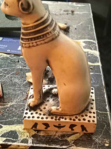 Egyptian cat statue figurine - egyptian,