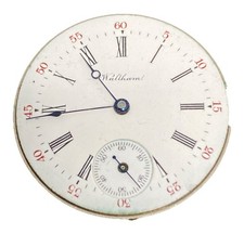 Waltham Pocket Watch Movement Seaside Size 0s 1891 Model Hunter Parts F8514