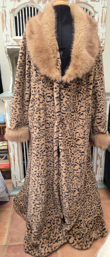Maxi leopard print - faux, fur