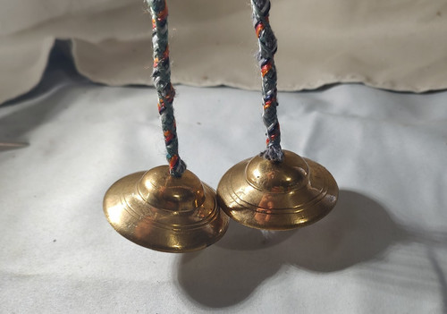 Tingsha bells brass cymbals - brass,