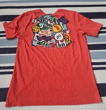 Mens Medium Nike SB graphic t-shirt featuring various Nike SB-related logos.