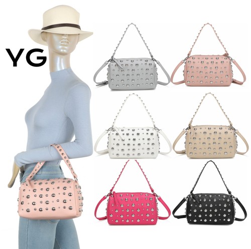 Women studded bag - women, shoulder