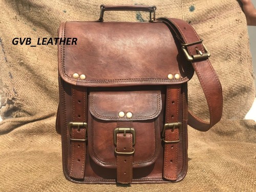 Leather vintage laptop - leather,