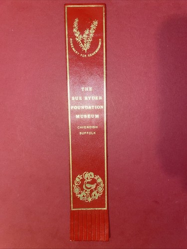 Leather bookmark cavendish - bookmark,