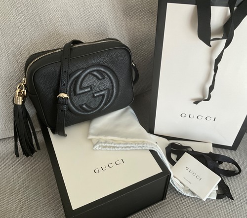 Gucci black leather - , soho