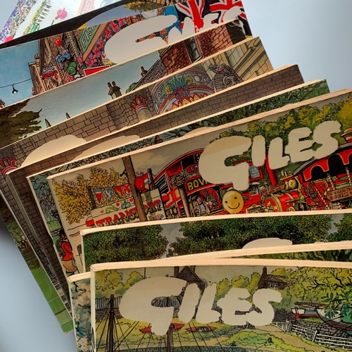 Various giles cartoon - giles, books