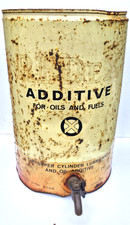 Large Rare Vintage REDEX Oil Can Fuel Additive Jug 10 Gallons Garage Display 