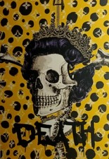 Rare print DEATH QUEEN SKULL