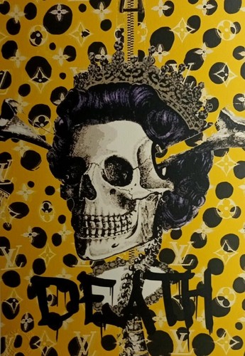 Rare print death queen - rare, skull