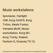 Music workstations