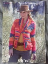 Knitting Pattern - Sirdar Lady's Jacket, Indie, 9594 (200135)