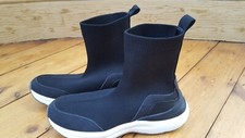 ZARA Women’s Black Short Boots Trainers Sock Shoes UK 4