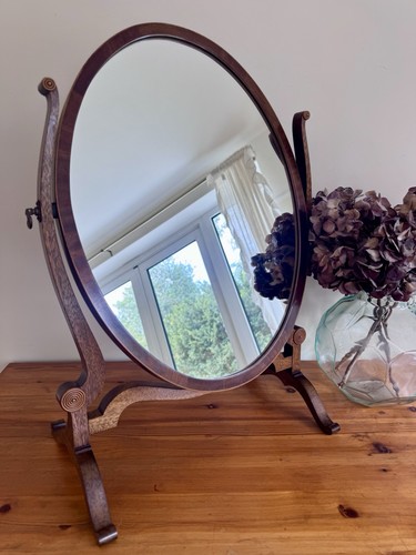 Vintage antique mahogany swing
