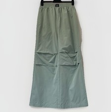 SHEIN Mint Green Cargo Trousers Combat Pants Ladies Elastic Waist Baggy Size XL