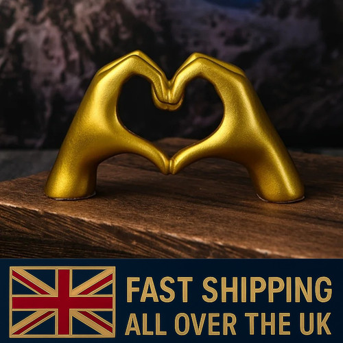 Heart resin ornament love - heart,
