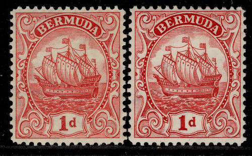 Bermuda sg79 79a 1d - bermuda, 79a,