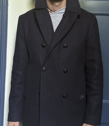 Classic navy peacoat - navy, l