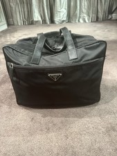 PRADA Black A4 Business Bag Briefcase with Triangle Logo