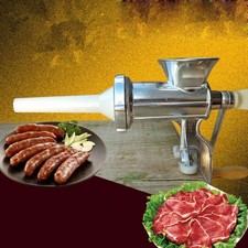 Cast Iron Manual Meat Grinder 50lbs/H Heavy Duty Aluminum Mincer for Sausage