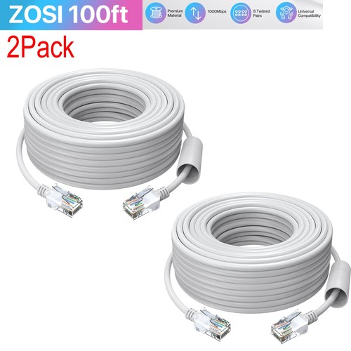 Zosi pack 100ft - 2-pack, cat5e