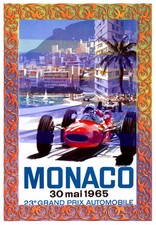 -A3 Size 1965 23rd Monaco