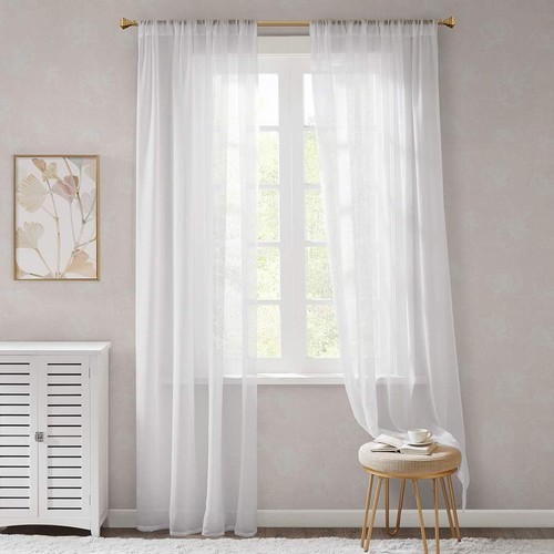 White organza curtains - organza, 2
