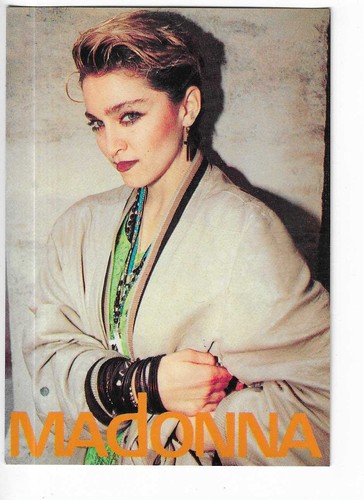 Music postcard madonna - music,