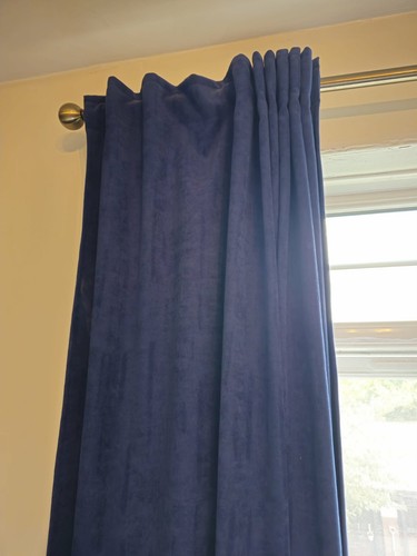 Dark blue curtain panel - dark,