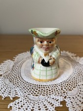 Genuine Staffordshire Hand Painted Shorter & Son Ltd, Toby Jug 3 Inches High