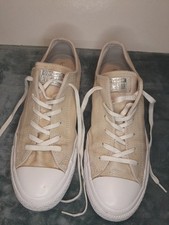 Converse Chuck Taylor OX Pale/Silv/Wht Sparkle 559884C Womens Size 7 Shoes