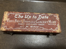 ANTIQUE M. HOHNER HARMONICA THE UP TO DATE VERY BEST TREMOLO CONCERT HARP GERMAN