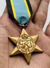 WW2 Air Crew Europe Star Medal + Ribbon, Copy Medal See Pics For Details