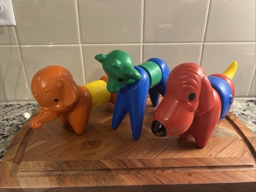 Tupperware vintage zoo animals - tupperware,
