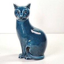 Poole Pottery Blue Cat