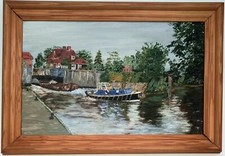 Vintage Oil Painting Windsor