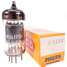 ECC82 = 12AU7 Philips ribbed