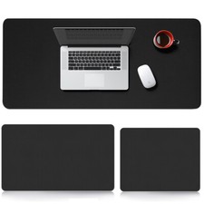 Leather computer desk mat - pu,