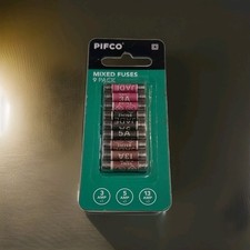 Pifco mixed fuse pack - mixed, 3amp