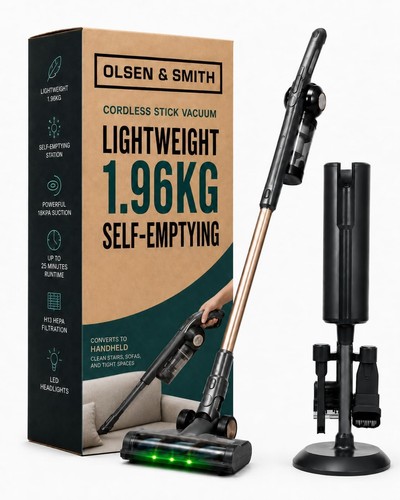 Self empty cordless vacuum - self,