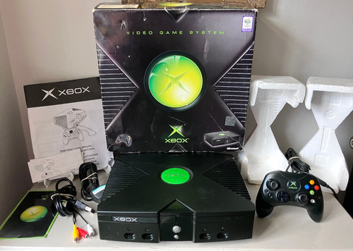 Boxed original xbox console - original,