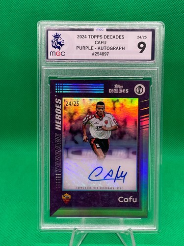 Cafu purple autograph - cafu,,