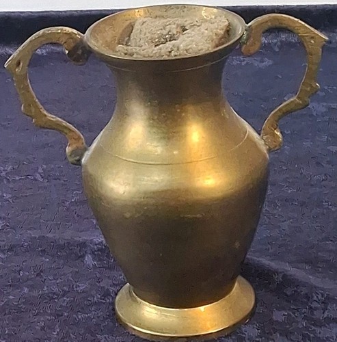 Small brass trophy cup - brass,