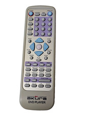 GENUINE AKURA DVD PLAYER REMOTE CONTROL for ADV147AS