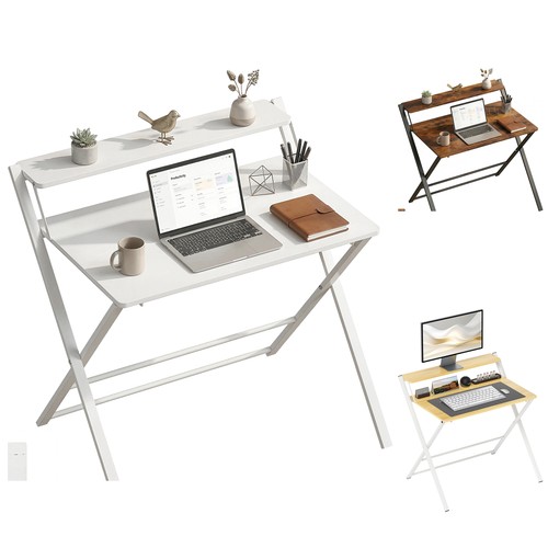 Folding computer desk with - folding,